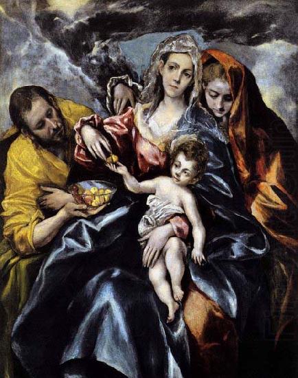 El Greco The Holy Family with St Mary Magdalen china oil painting image